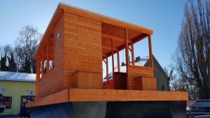 Hausboot bauen - Holzbauten und Aufbauten fürs Hausboot